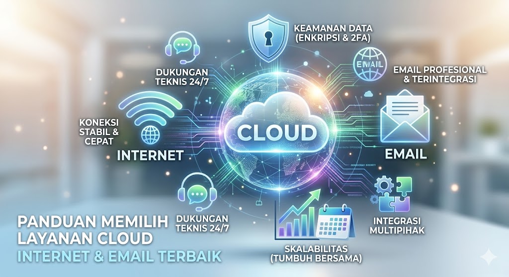Panduan Memilih Layanan Internet & Email Berbasis Solusi Digital Cloud